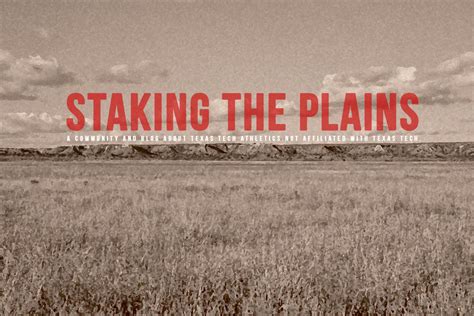 Staking The Plains .